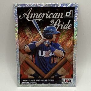 2019 Panini Donruss American Pride Rapture Josh Jung #AP10 MLB Texas Rangers